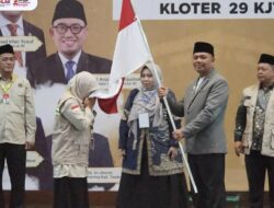 WAKIL BUPATI TASIKMALAYA HADIRI PELEPASAN JAMAAH HAJI KLOTER 29 KJT