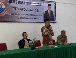 Reses Masa Persidangan I Tahun Anggaran 2024 Digelar Yefi Abdullah Anggota DPRD Kota Cimahi Fraksi PKS