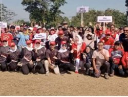 Dalam Rangka HUT RI ke -79 Kecamatan Ngamprah Menggelar Lomba Tradisional Antar Desa Di Lapangan Desa Sukatani