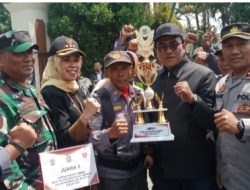 Wow, Desa Margajaya Raih Juara 1 Dalam Lomba PBB Satlinmas Antar Desa Se-Kecamatan Ngamprah 