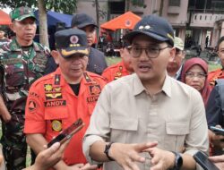 BPBD Kota Cimahi Gelar Simulasi Evakuasi Mandiri Bencana Gempa Bumi Untuk Hadapi Potensi Sesar Lembang.