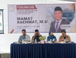 Drs. Mamat Rachmat, Anggota DPRD Provinsi Jawa Barat dari Fraksi NasDem sekaligus Ketua DPW Partai NasDem Jawa Barat, melaksanakan kegiatan reses di Gedung Cimahi Convention Hall (CCH)
