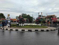 Cimahi Tampilkan Landmark Sejarah di Bundaran Jati dengan Ornamen Meriam