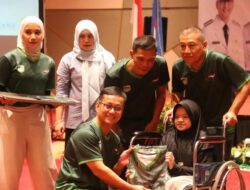 Momen Halalbihalal Bersama NPCI, BUPATI CECEP APRESIASI PRESTASI ATLET DISABILITAS