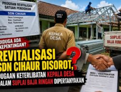 Revitalisasi SDN Cihaur Disorot, Dugaan Keterlibatan Kepala Desa dalam Suplai Baja Ringan Dipertanyakan
