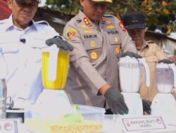 Ketegasan Polres Cimahi: Narkoba, Miras, dan Knalpot Bising Dimusnahkan
